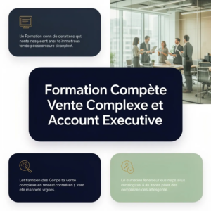 Formation Compète Vente Complexe et Account Executive